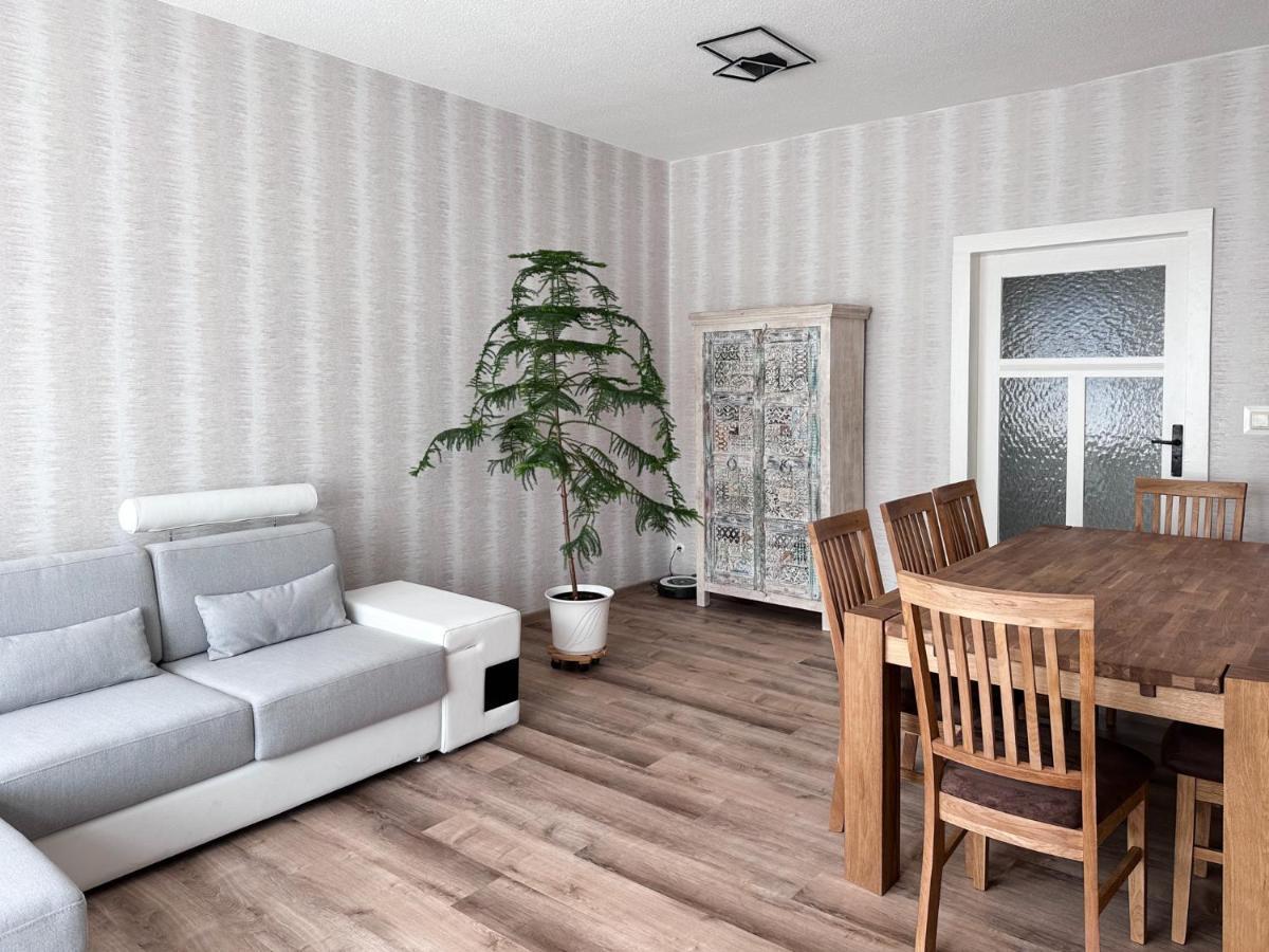 Schoene Altbauwohnung Mit Grosser Sonnenterrasse Rudolstadt Bagian luar foto